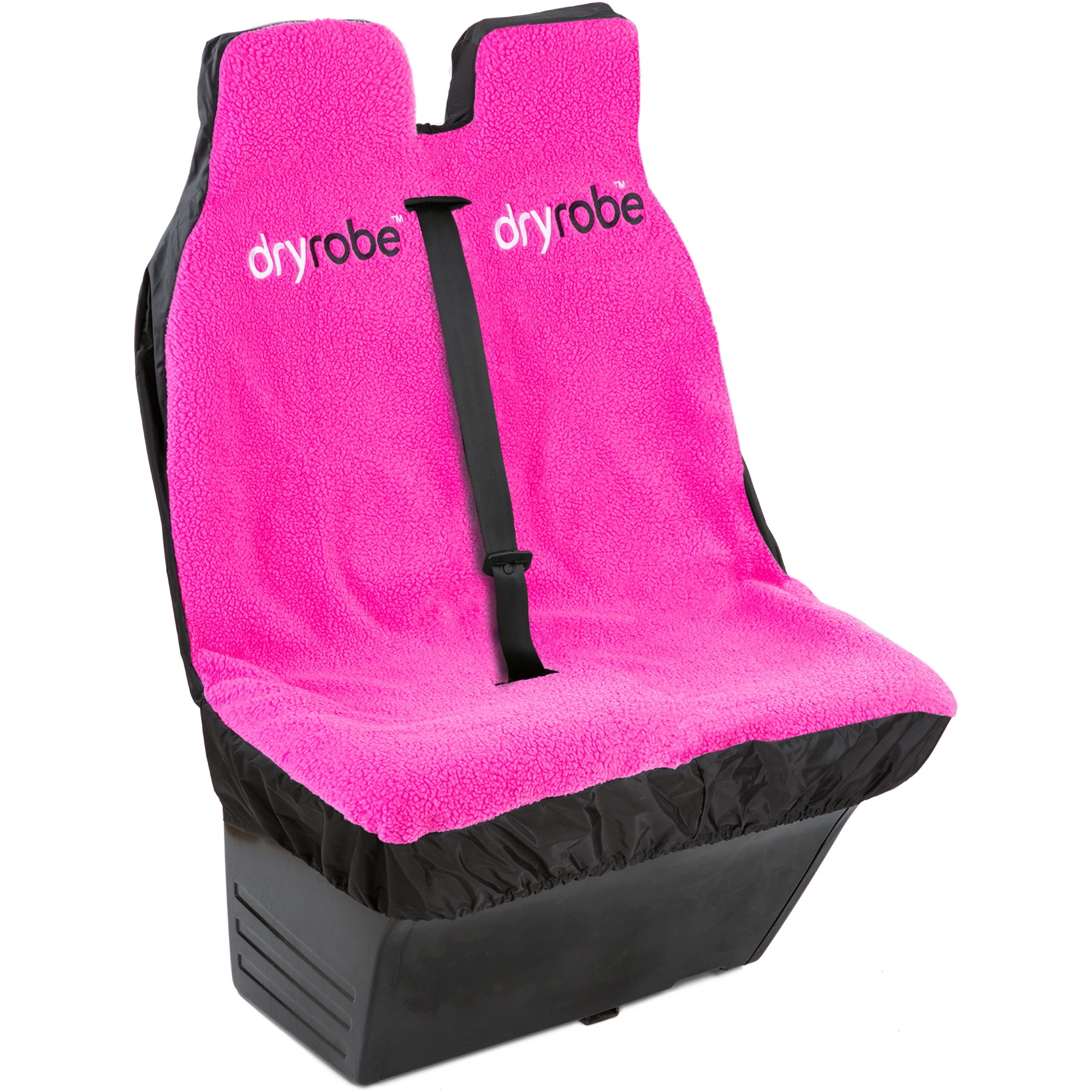 2026 Dryrobe Double Car Seat Cover DRDCSC - Black / Pink